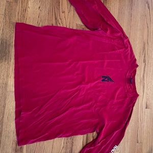 Nautica Red Long Sleeve Tee
